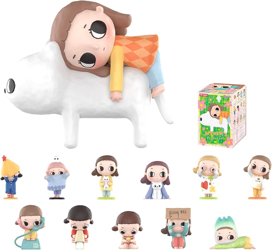 Amazon.com: POP MART Nyota's Fluffy Life Series Figures, Nyota